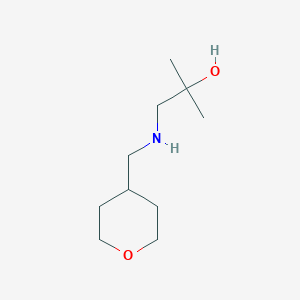 2-Methyl-1-[(oxan-4-ylmethyl)amino]propan-2-ol