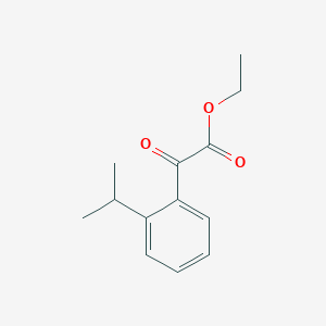 molecular formula C13H16O3 B1323779 2-异丙基苯甲酰甲酸乙酯 CAS No. 951888-64-5