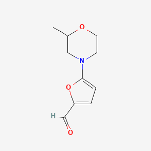 5-(2-Methylmorpholin-4-yl)furan-2-carbaldehyde