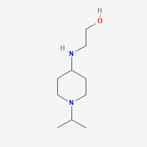 2-{[1-(Propan-2-yl)piperidin-4-yl]amino}ethan-1-ol