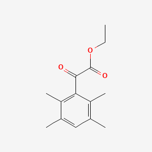 molecular formula C14H18O3 B1323787 Ethyl 2,3,5,6-tetramethylbenzoylformate CAS No. 80120-38-3