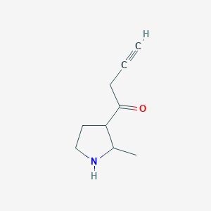 1-(2-Methylpyrrolidin-3-yl)but-3-yn-1-one