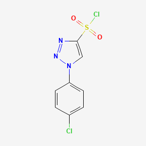 1-(4-Chlorophenyl)-1H-1,2,3-triazole-4-sulfonyl chloride