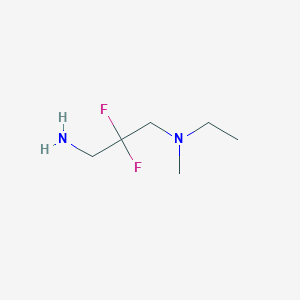 (3-Amino-2,2-difluoropropyl)(ethyl)methylamine