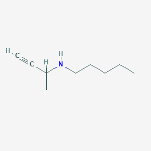 (But-3-yn-2-yl)(pentyl)amine