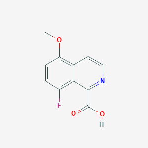 8-Fluoro-5-methoxyisoquinoline-1-carboxylic acid