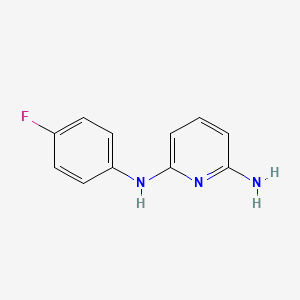 2-N-(4-Fluorophenyl)pyridine-2,6-diamine