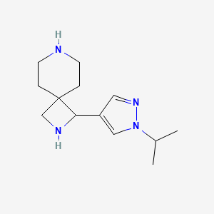 1-[1-(Propan-2-yl)-1H-pyrazol-4-yl]-2,7-diazaspiro[3.5]nonane