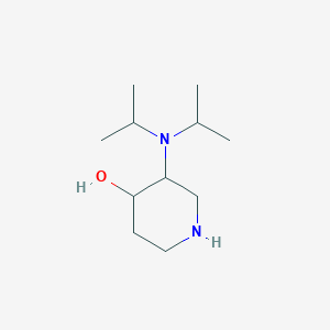 3-[Bis(propan-2-yl)amino]piperidin-4-ol