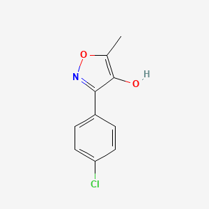 3-(4-Chlorophenyl)-5-methylisoxazol-4-OL