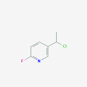 5-(1-Chloroethyl)-2-fluoropyridine