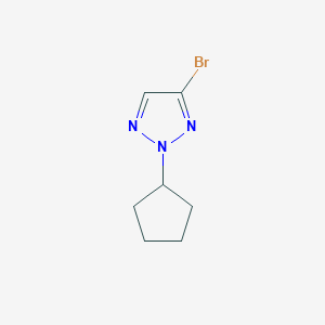 4-Bromo-2-cyclopentyl-2H-1,2,3-triazole