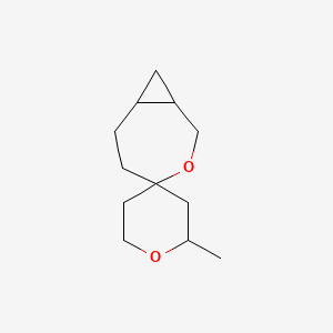 6'-Methyl-3-oxaspiro[bicyclo[5.1.0]octane-4,4'-oxane]