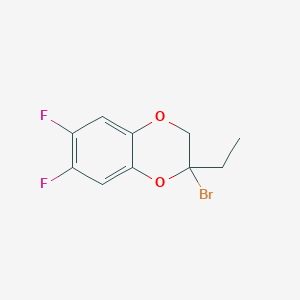 2-Bromo-2-ethyl-6,7-difluoro-2,3-dihydro-1,4-benzodioxine