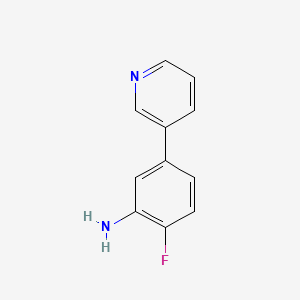 2-Fluoro-5-(pyridin-3-YL)aniline