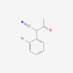 2-(2-Bromophenyl)-3-oxobutanenitrile