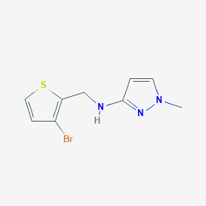 N-[(3-bromothiophen-2-yl)methyl]-1-methyl-1H-pyrazol-3-amine