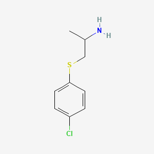 1-((4-Chlorophenyl)thio)propan-2-amine