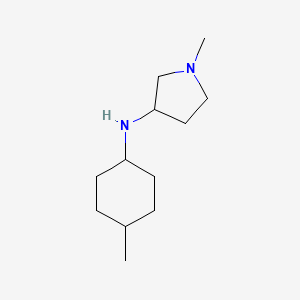 1-methyl-N-(4-methylcyclohexyl)pyrrolidin-3-amine