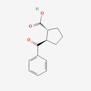 B1323825 (1R,2R)-2-Benzoylcyclopentane-1-carboxylic acid CAS No. 28151-83-9