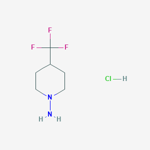 4-(Trifluoromethyl)piperidin-1-amine hydrochloride