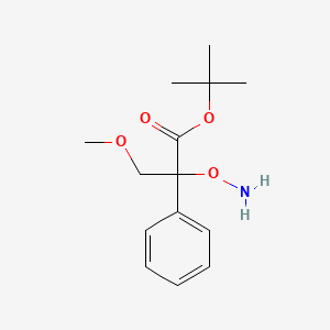 tert-Butyl 2-(aminooxy)-3-methoxy-2-phenylpropanoate