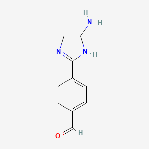 4-(4-Amino-1H-imidazol-2-yl)benzaldehyde