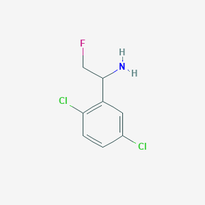 1-(2,5-Dichlorophenyl)-2-fluoroethan-1-amine