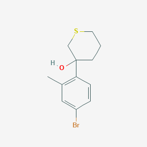 3-(4-Bromo-2-methylphenyl)thian-3-ol