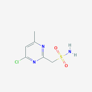 (4-Chloro-6-methylpyrimidin-2-yl)methanesulfonamide