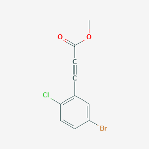 Methyl 3-(5-bromo-2-chlorophenyl)prop-2-ynoate