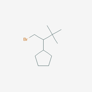 (1-Bromo-3,3-dimethylbutan-2-YL)cyclopentane