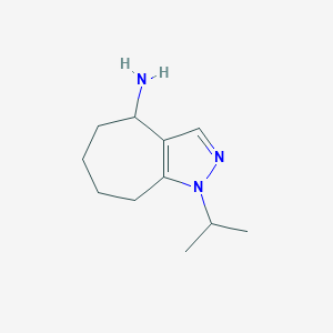 1-(Propan-2-yl)-1H,4H,5H,6H,7H,8H-cyclohepta[c]pyrazol-4-amine