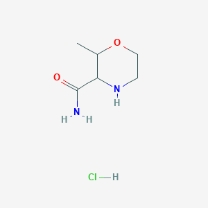 2-Methylmorpholine-3-carboxamide hydrochloride