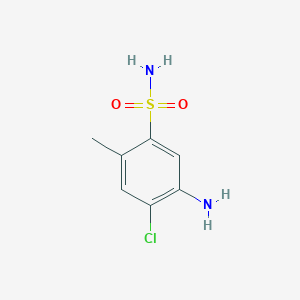 5-Amino-4-chloro-2-methylbenzene-1-sulfonamide