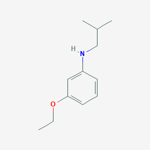 molecular formula C12H19NO B13238560 3-ethoxy-N-(2-methylpropyl)aniline 