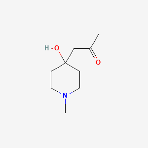 1-(4-Hydroxy-1-methylpiperidin-4-YL)propan-2-one