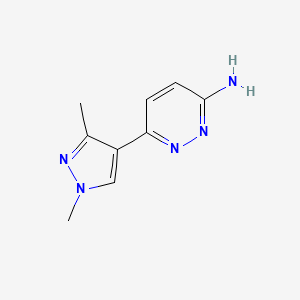 6-(1,3-dimethyl-1H-pyrazol-4-yl)pyridazin-3-amine