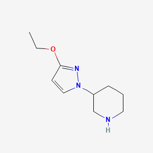 3-(3-Ethoxy-1H-pyrazol-1-yl)piperidine