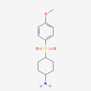 4-(4-Methoxybenzenesulfonyl)cyclohexan-1-amine