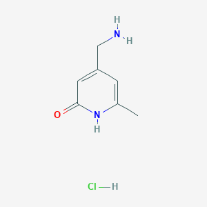 4-(Aminomethyl)-6-methyl-1,2-dihydropyridin-2-one hydrochloride