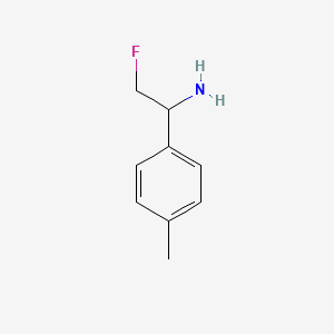 2-Fluoro-1-(4-methylphenyl)ethan-1-amine