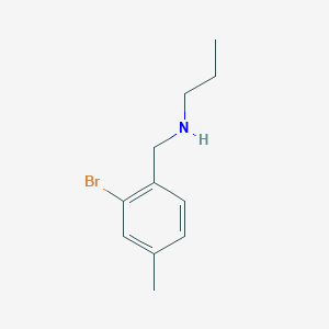 [(2-Bromo-4-methylphenyl)methyl](propyl)amine