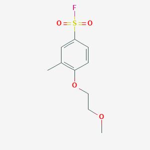 4-(2-Methoxyethoxy)-3-methylbenzene-1-sulfonyl fluoride