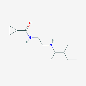 N-{2-[(3-methylpentan-2-yl)amino]ethyl}cyclopropanecarboxamide