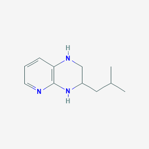 3-(2-Methylpropyl)-1H,2H,3H,4H-pyrido[2,3-B]pyrazine