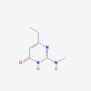 6-Ethyl-2-(methylamino)-3,4-dihydropyrimidin-4-one