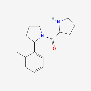 2-(2-Methylphenyl)-1-(pyrrolidine-2-carbonyl)pyrrolidine