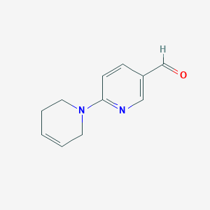 6-(1,2,3,6-Tetrahydropyridin-1-yl)pyridine-3-carbaldehyde