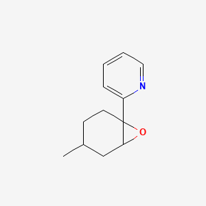 2-{4-Methyl-7-oxabicyclo[4.1.0]heptan-1-yl}pyridine